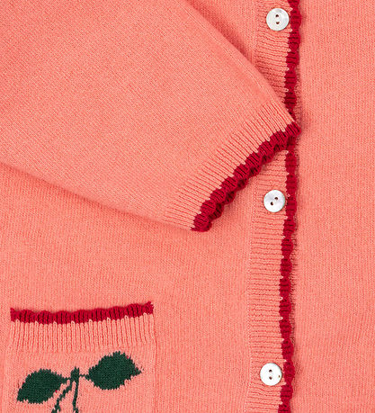 Konges Sløjd Cardigan - Bomuld/Uld - Alexa - Powder Pink