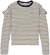 Tommy Hilfiger Bluse - Stripe - Desert Sky Stripe