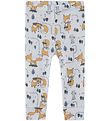 Name It Leggings - Uld - NbmWillit - Gray Dawn/AOP