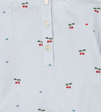 Konges Sløjd Bluse - Evia - Cherry Blue Coeur