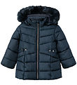 Name It Steppjacke - NmfMerethe - Glitter - Dark Saphir