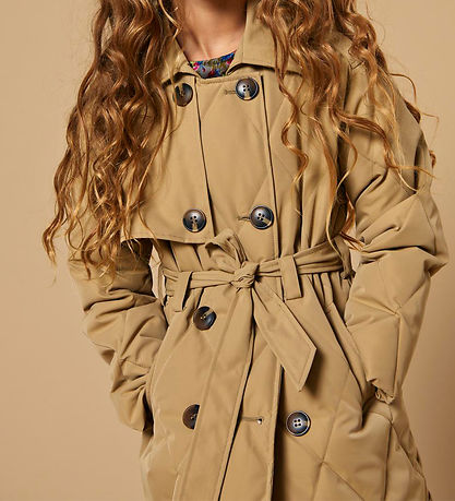 Kids Only Dynejakke - Quilted - KogMauda - Petrified Oak