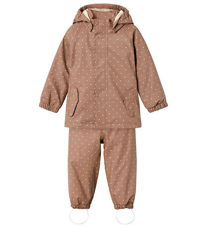 Lil' Atelier Regntøj - PU - NmfLadry10 - Beaver Fur