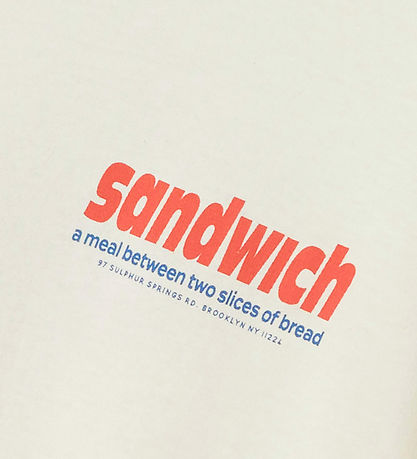 Name It T-Shirt - NkmOveryn - Cloud Dancer/Sandwich