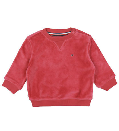 Tommy Hilfiger Sæt - Bluse/Bukser - Velour - Heritage Pink