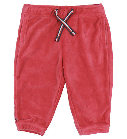Tommy Hilfiger Sæt - Bluse/Bukser - Velour - Heritage Pink