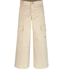 Calvin Klein Bukser - Clean Utility Cargo - Pelican