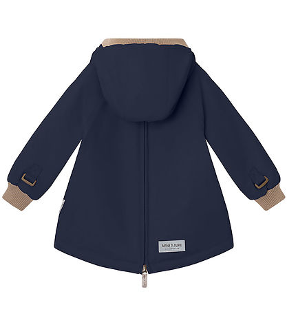 Mini A Ture Vinterjakke - Babywen Fleece - Outer Space