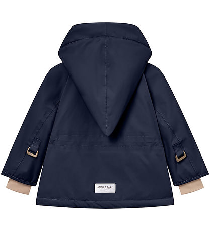 Mini A Ture Vinterjakke - Wang Fleece - Outer Space
