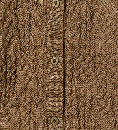 Name It Cardigan - Uld - Strik - NbfWrilla - Walnut