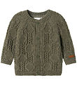Name It Cardigan - Uld - Strik - NbmWrilla - Mulled Basil