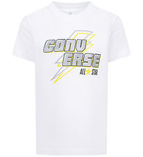 Converse T-shirt - Lightning Bolt - White