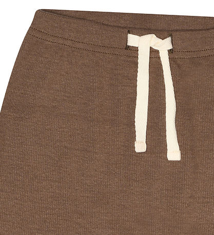 Petit Piao Bukser - Rib - Modal - Chocolate Brown
