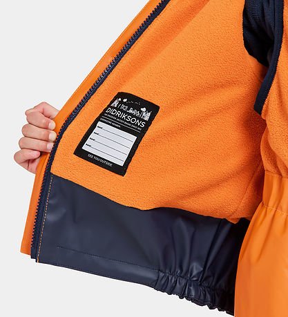 Didriksons Regntøj m. For - PU - Boardman - Orange Jam