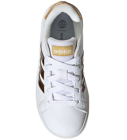 adidas Performance Sko - Grand Court 2.0 K - Hvid/Guld