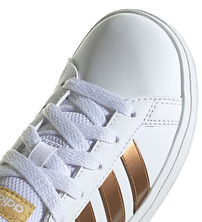 adidas Performance Sko - Grand Court 2.0 K - Hvid/Guld