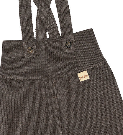Petit Piao Smækbukser - Strik - Dark Oak