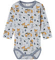 Name It Body l/æ - Uld - NbmWillit - Gray Dawn/AOP