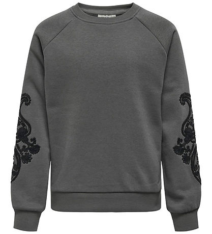Kids Only Sweatshirt - KogEaston - Magnet/Black