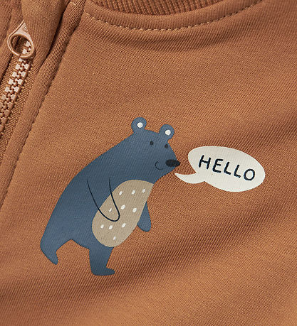 Name It Sweatcardigan - NbmVonne - Almond/Bear