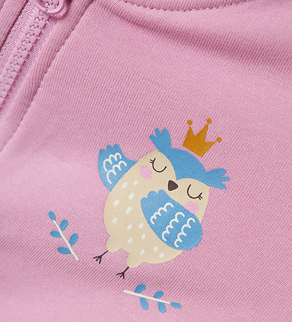 Name It Sweatcardigan - NbfVrille - Pastel Lavender/Bird