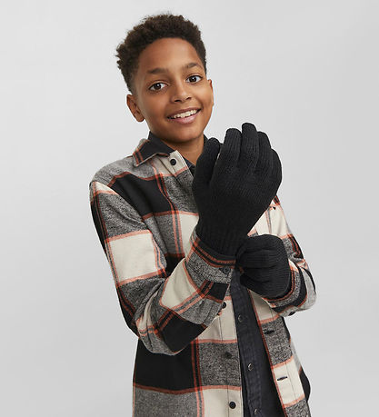 Jack & Jones Handsker - Strik - Noos - JacBarry - Sort