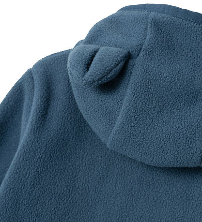 Name It Fleecedragt - NbnMeeko - Dark Denim m. Ører