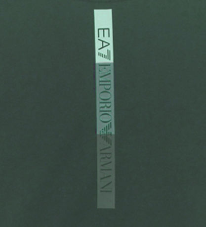 EA7 T-shirt - Beetle m. Sort/Hvid/Grå