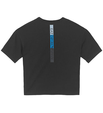 EA7 T-shirt - Svart m. Blå
