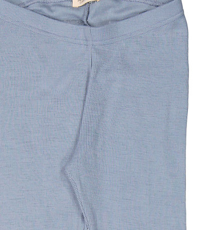 MarMar Leggings - Rib - Uld - Monsoon Blue