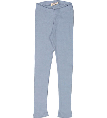 MarMar Leggings - Rib - Uld - Monsoon Blue