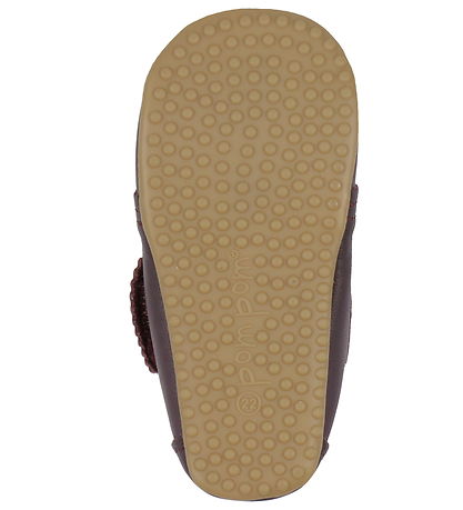 Pom Pom Skindfutter - Beginners Velcro Scallops - Dark Burgendy