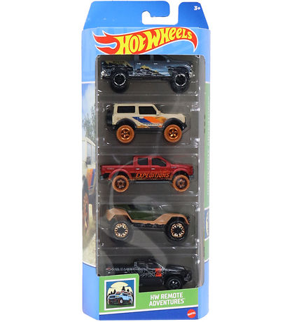 Hot Wheels Biler - 5-pak - HW Remote Adventures