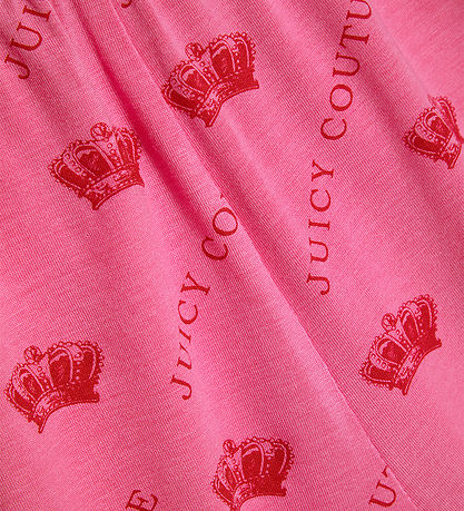 Juicy Couture Natshorts - Buzz - Pink & Red Corwn Print