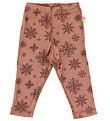 Joha Leggings - Uld - Rust frv.