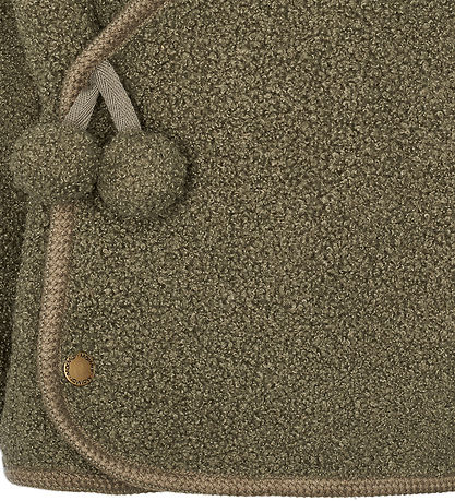 MarMar Fleecejakke - Teddy - Jojo - Olive Leaf