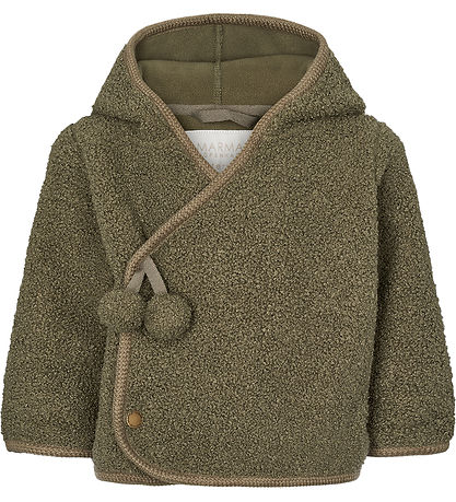 MarMar Fleecejakke - Teddy - Jojo - Olive Leaf