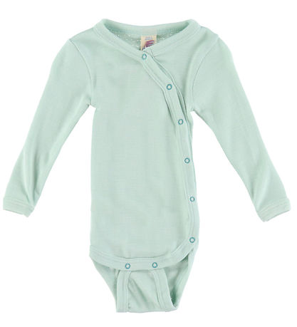 Engel Slå-om Body l/æ - Uld/Silke - Pastel Mint