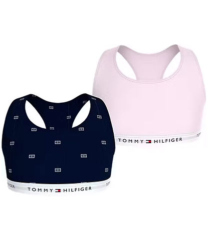 Tommy Hilfiger Top - 2-pak - Desert Sky/Light Pink