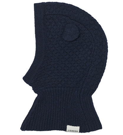 Liewood Elefanthue - Uld -1-lags - Oggy Balaclava - Classic Navy