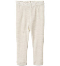 Wheat Leggings - Uld - Agi - Eggshell Melange