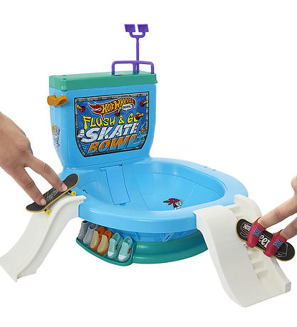 Hot Wheels Skaterbane - Skate Flush & Go Skate Bowl