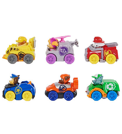 Paw Patrol Biler - 6-pak - Pup Squad Racer