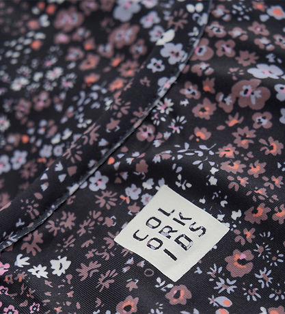 Color Kids T-shirt - Phantom m. Blomster