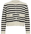 Sofie Schnoor Cardigan - Strik - Off White m. Striber