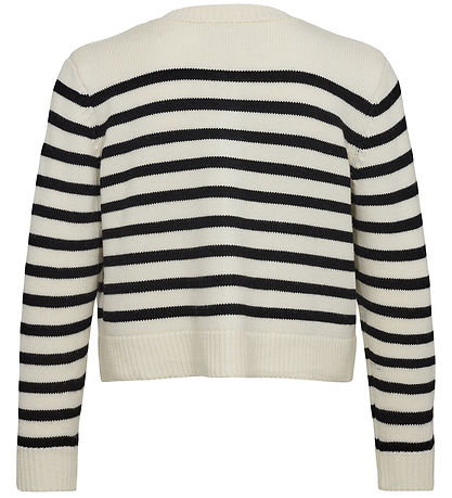 Sofie Schnoor Cardigan - Strik - Off White m. Striber