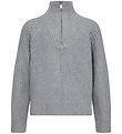 Sofie Schnoor Bluse - Strik - Grey Melange