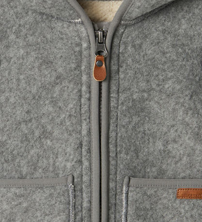 Name It Fleecejakke - NbnMily - Grey Melange