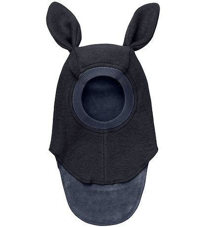 Huttelihut Elefanthue - Uld - 2-lags - Dark Navy m. Ører