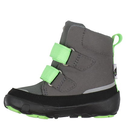 Affenzahn Vinterstøvler - Tex - Comfy - Grå/Neongrøn